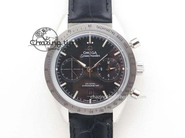 0307 Speedmaster Black Benom PVD Moon RMF Best Edition on PVD Bracelet Lemania HW WrinkleFree 7727